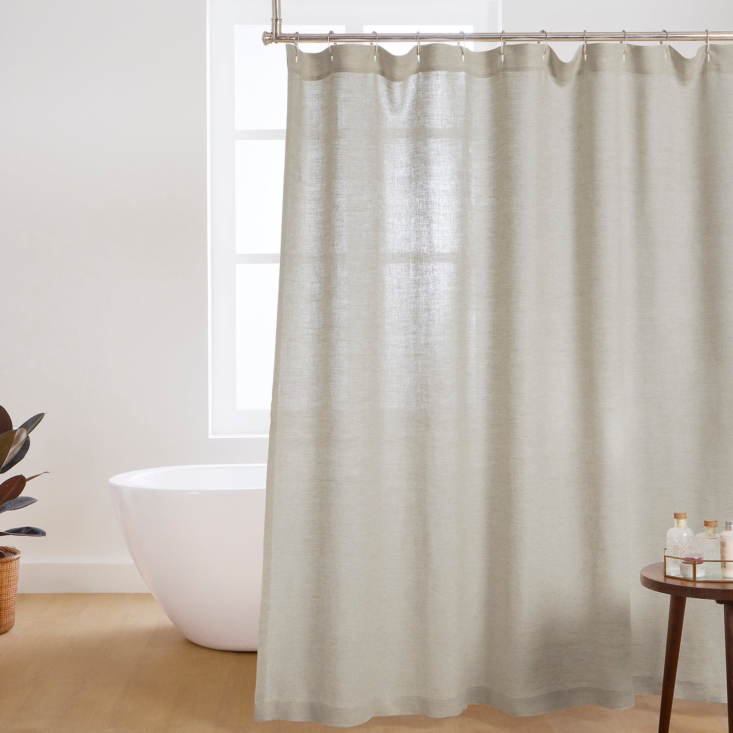 Linen Shower Curtains