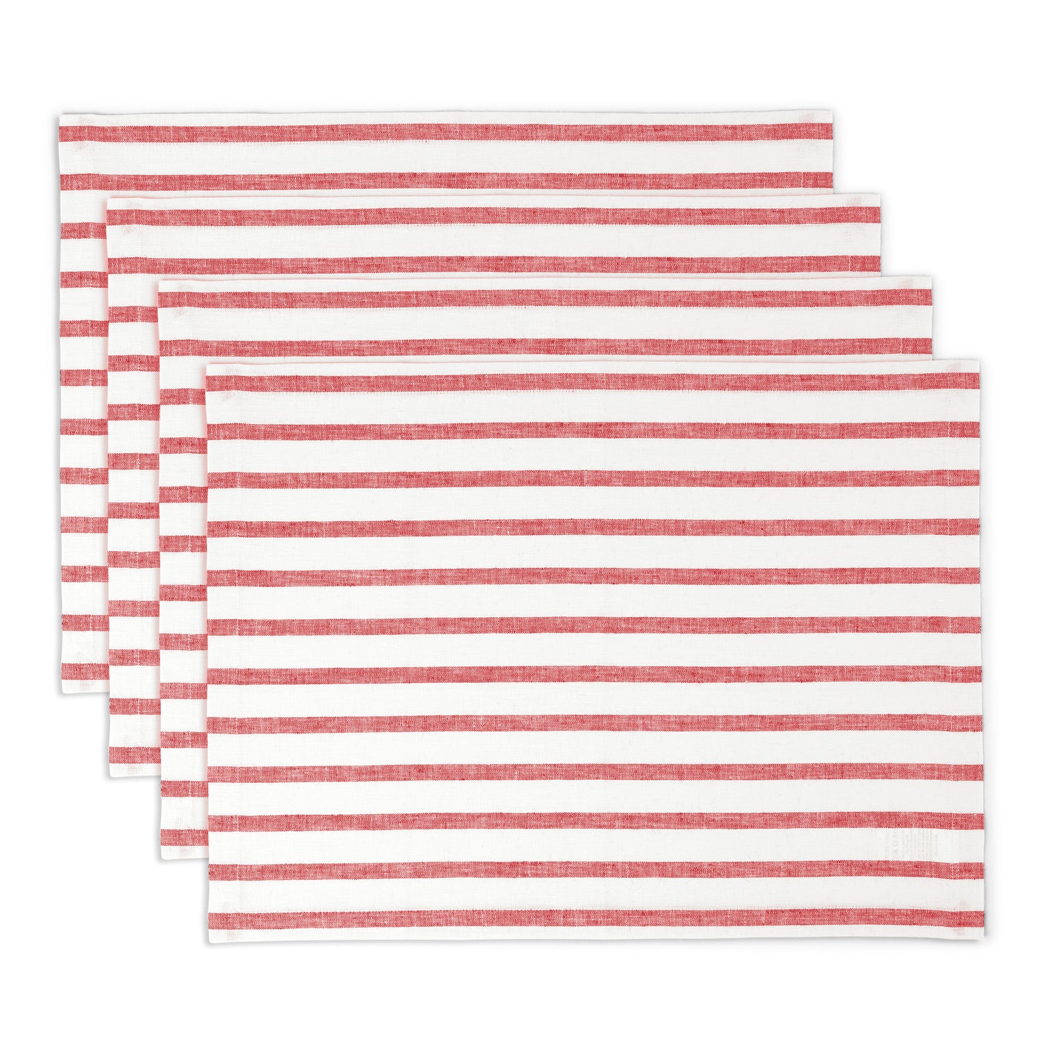 Red and White Madison Stripe