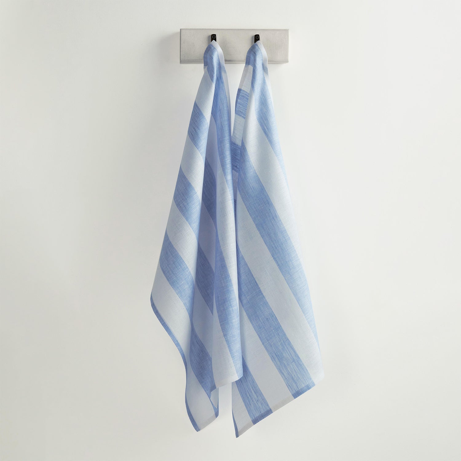 Sky Blue and White Cabana Stripe