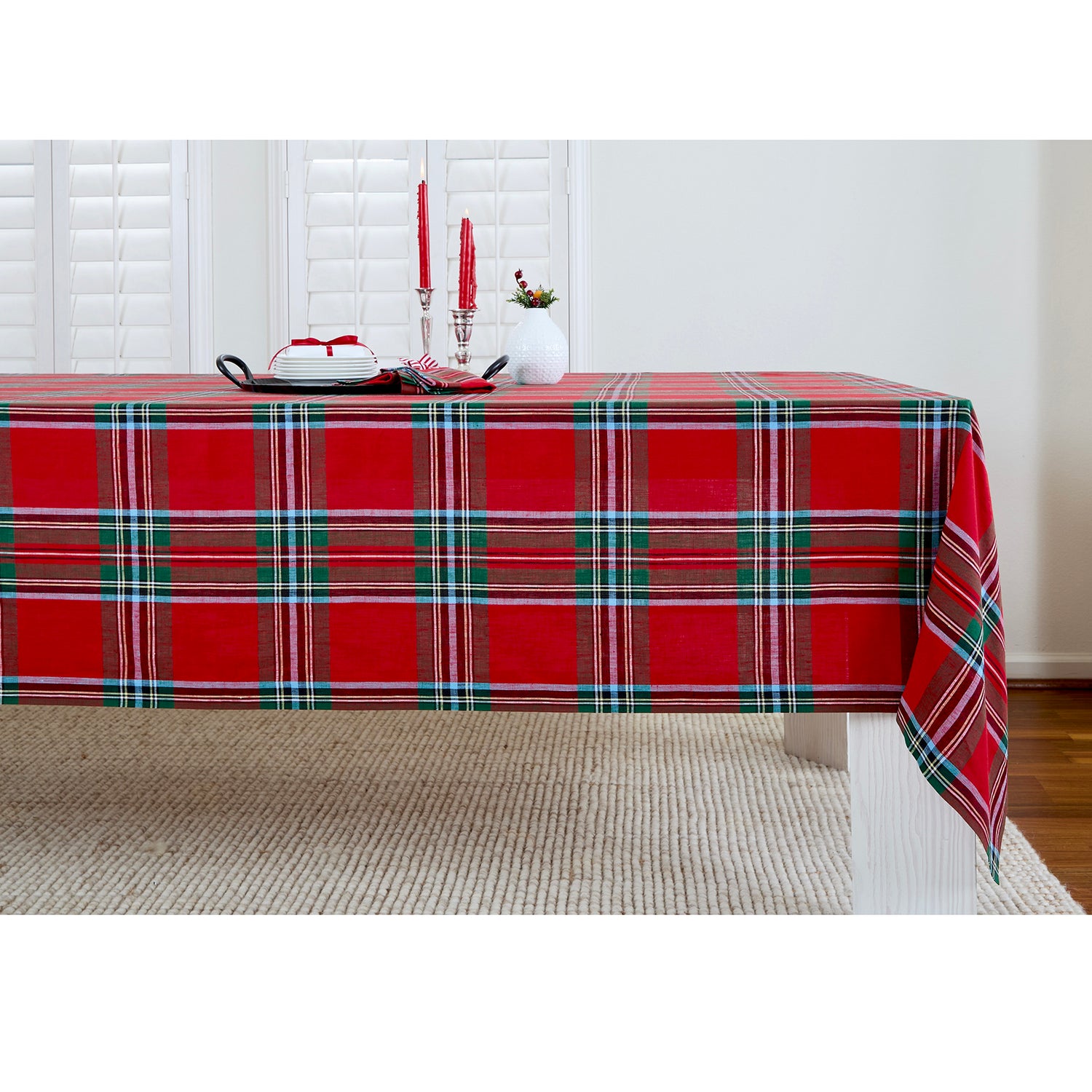 Red - Madras Holiday Plaid