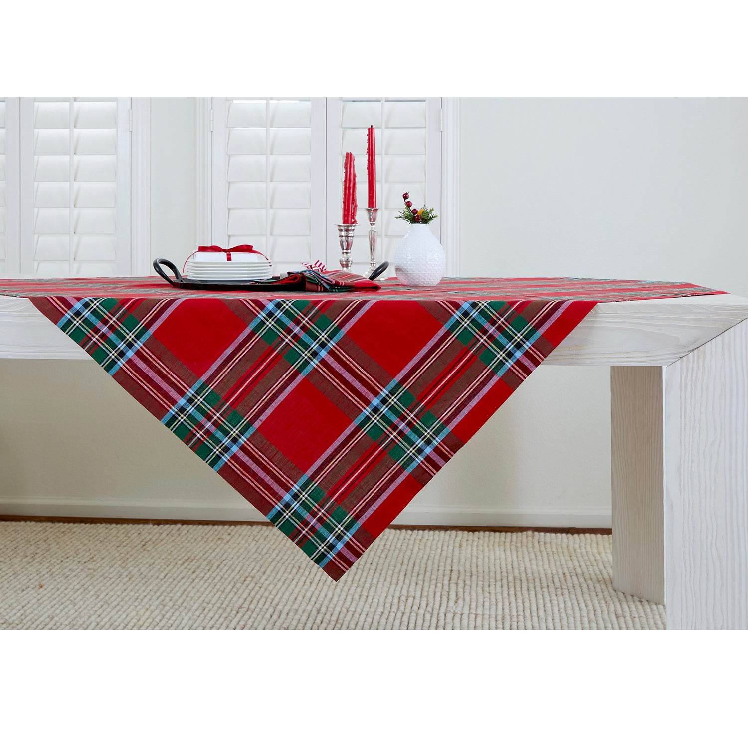 Red - Madras Holiday Plaid