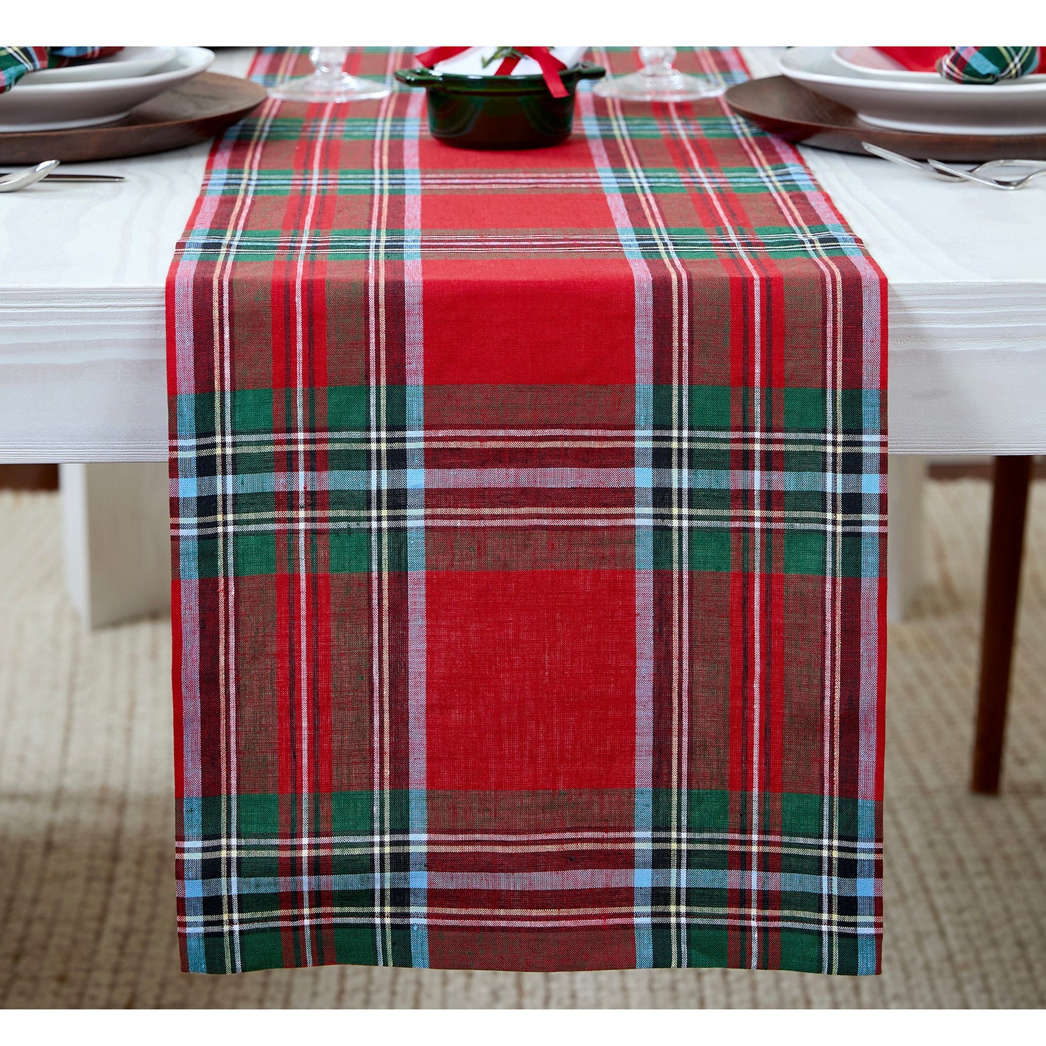 Red - Madras Holiday Plaid