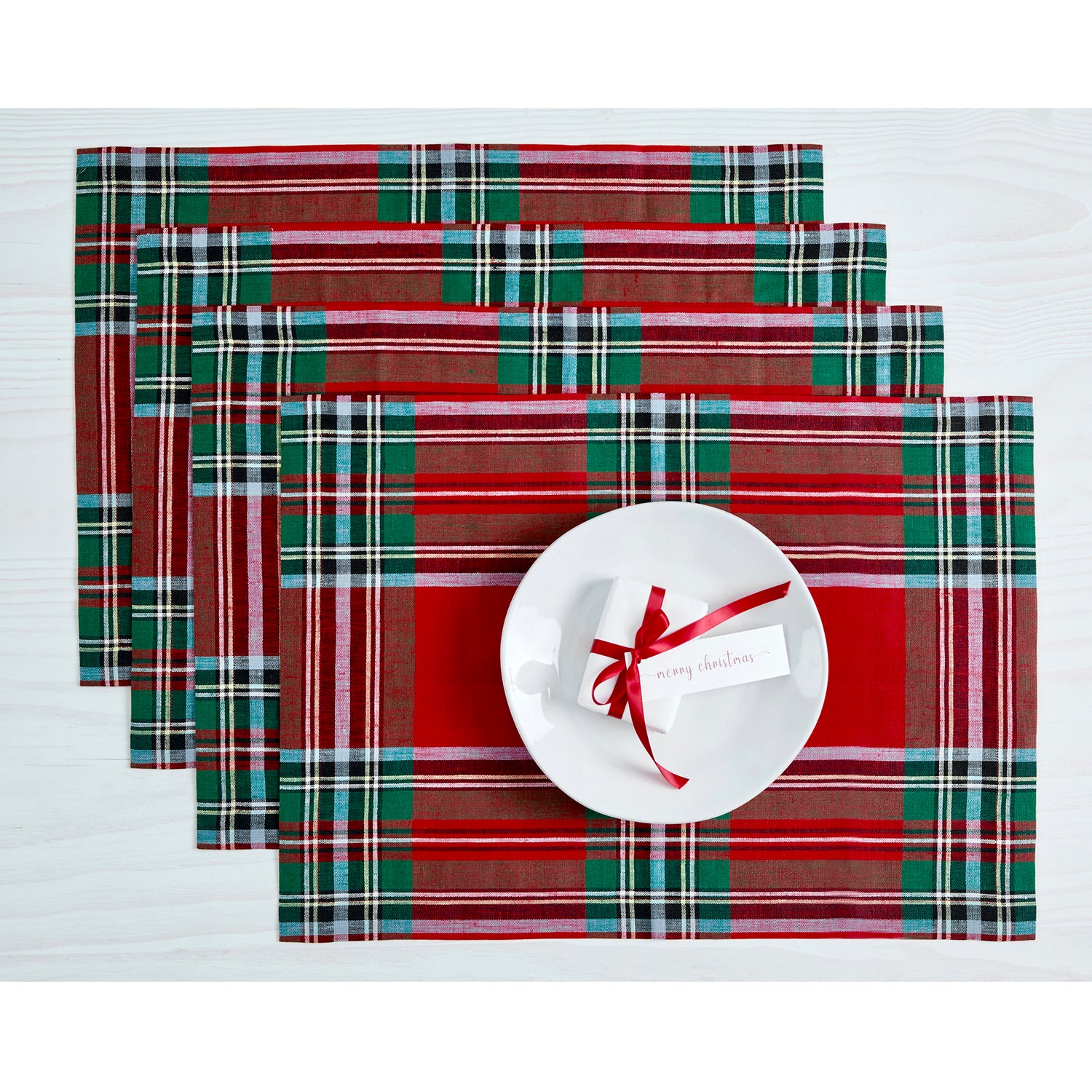 Red - Madras Holiday Plaid