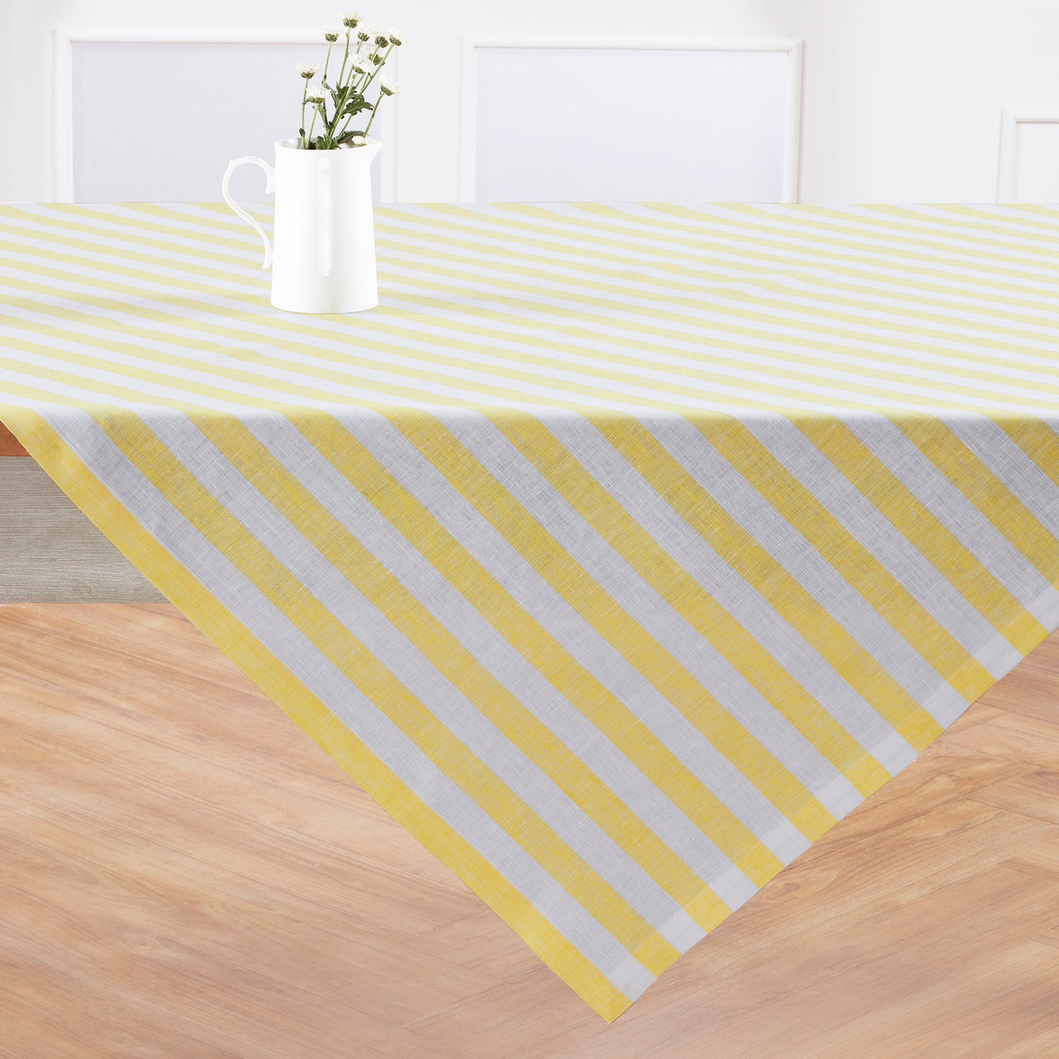 Yellow and White Sorrento Stripe