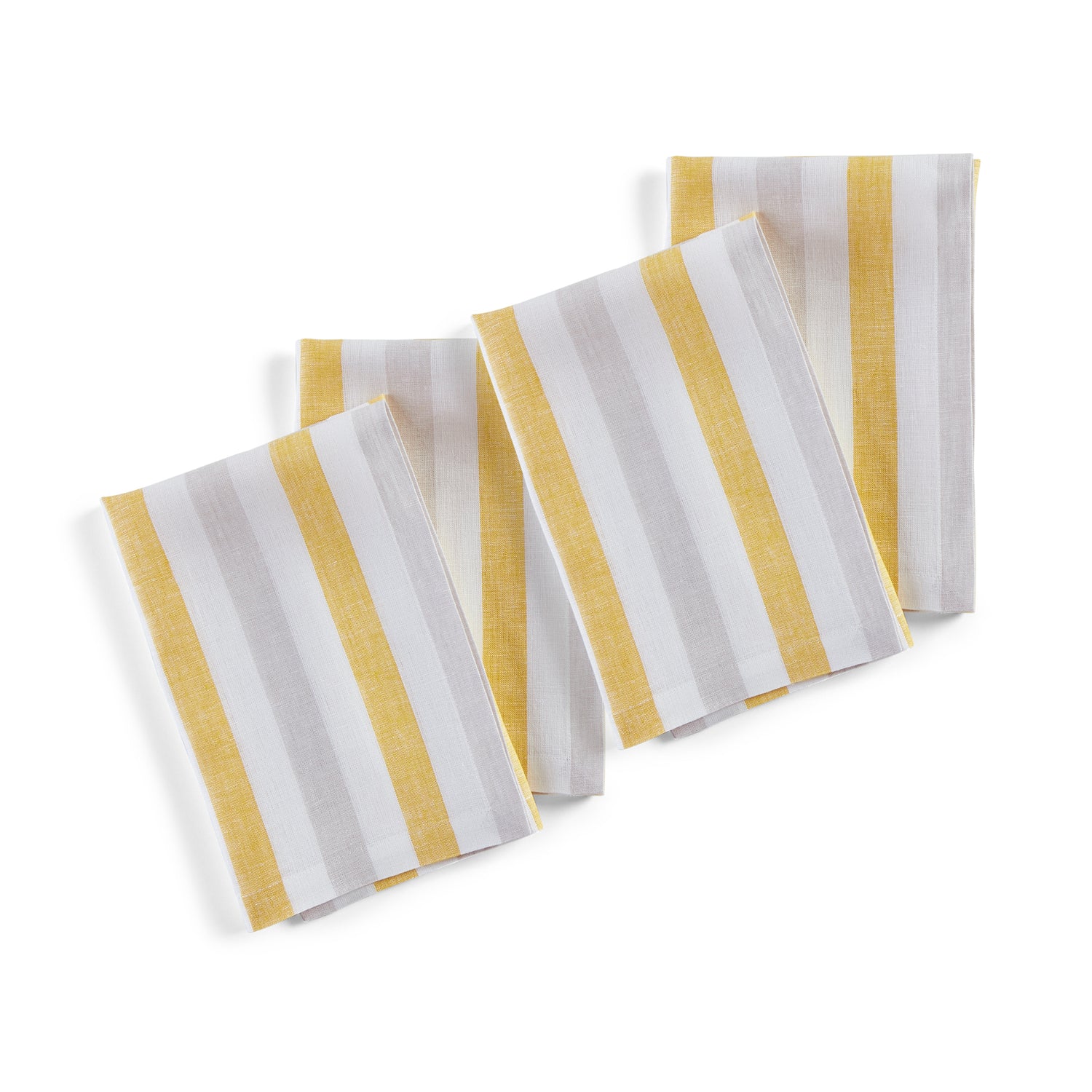 Yellow and Grey Sorrento Stripe