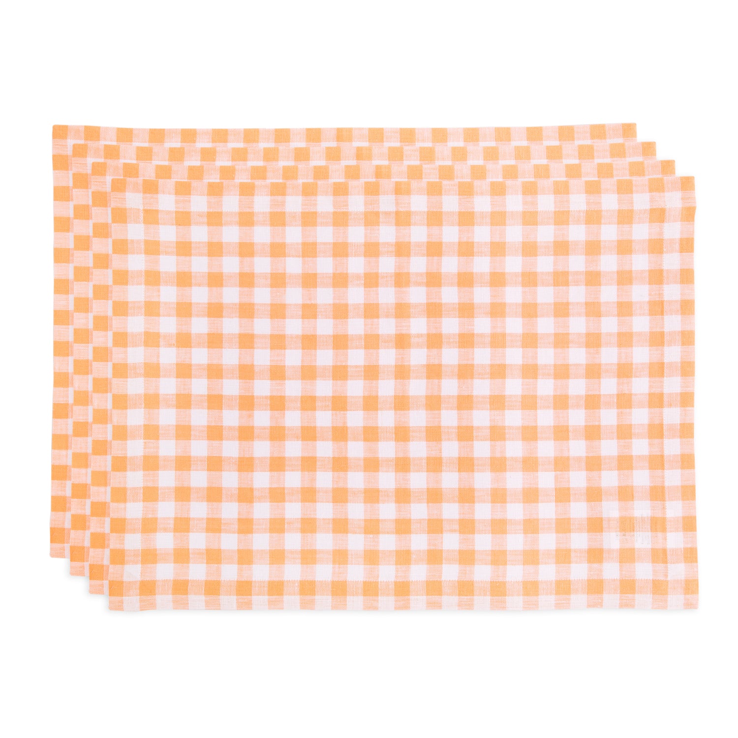 Sunny Orange Gingham