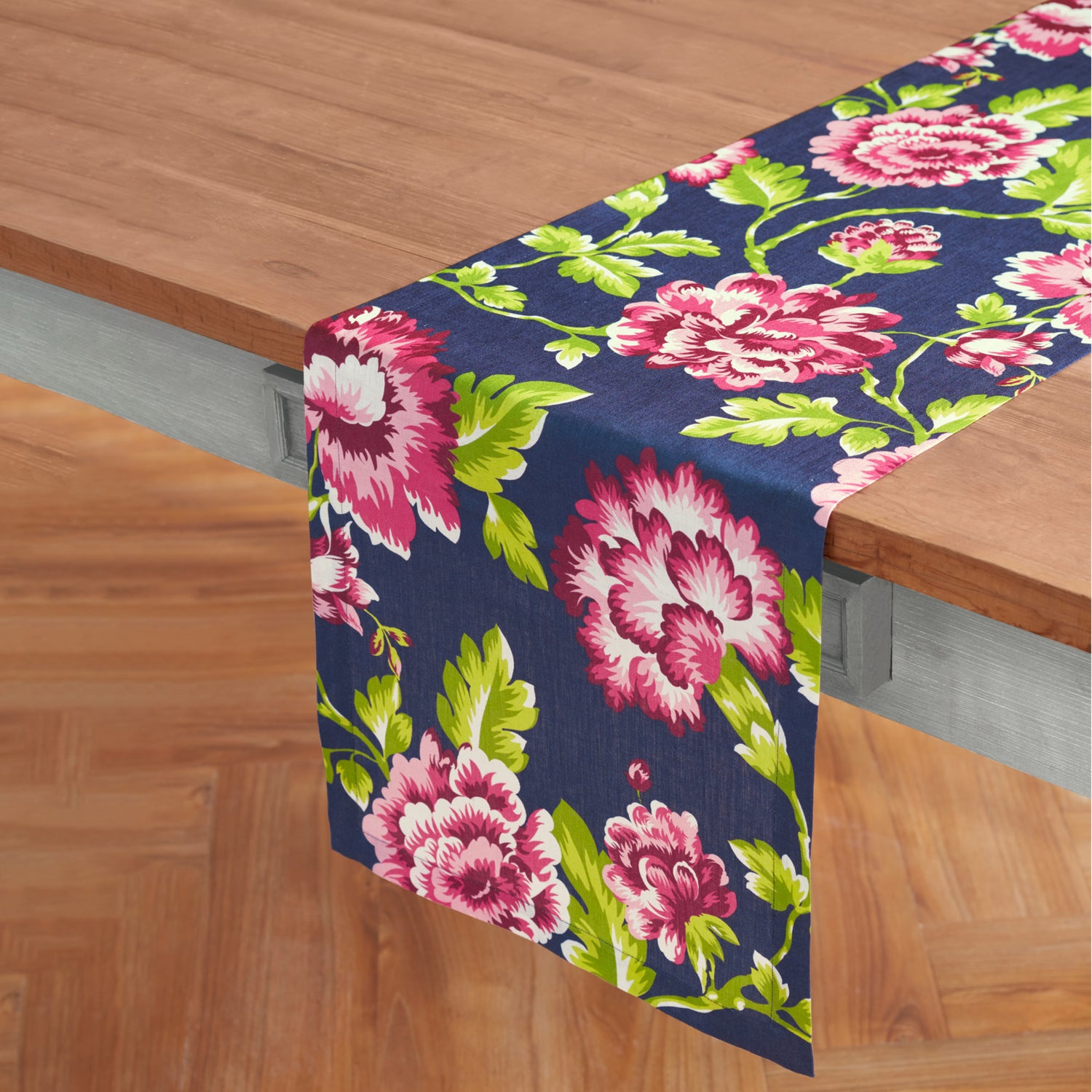 Spring Floral - Navy and Pink