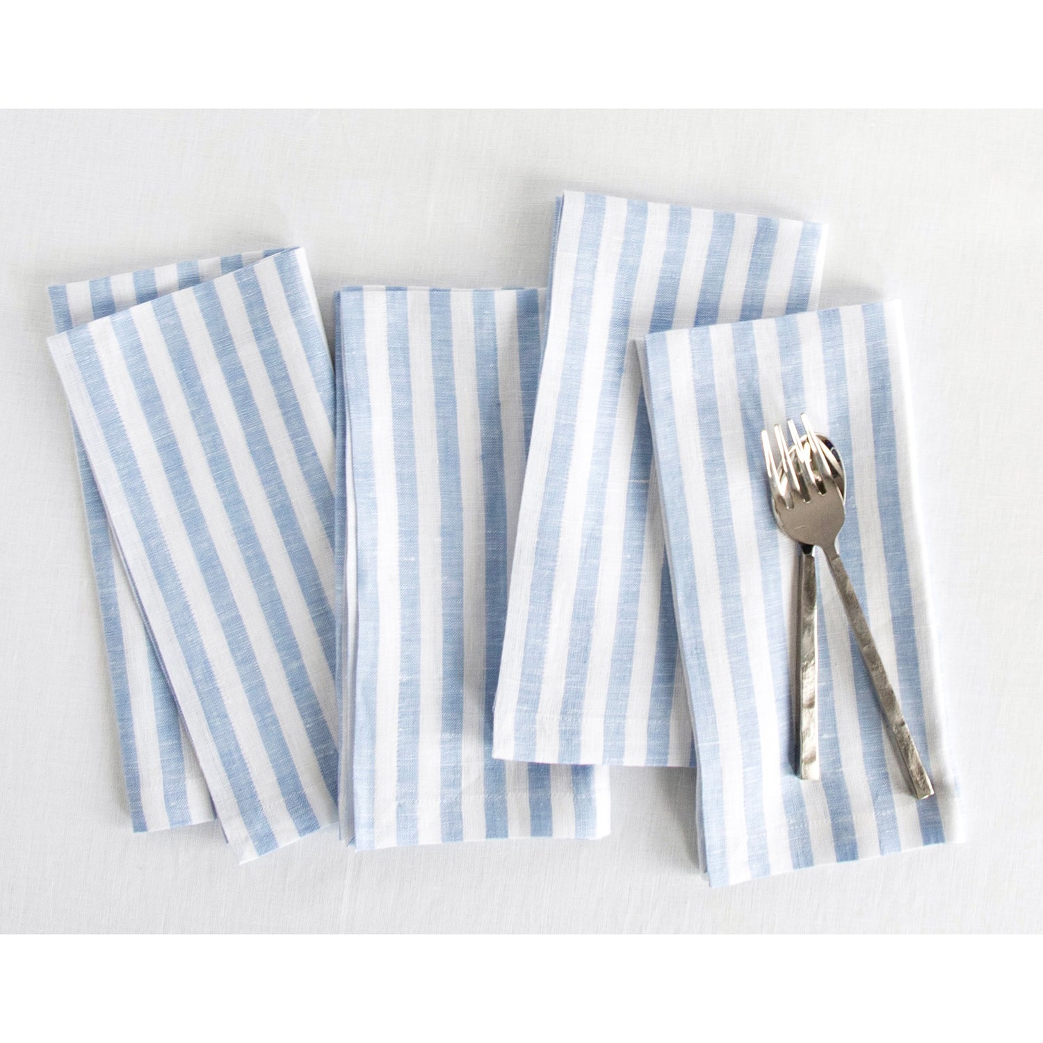 Sky Blue and White Amalfi Stripe 6696614232106